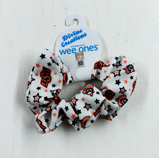 Star Pattern OU or OSU Scrunchie