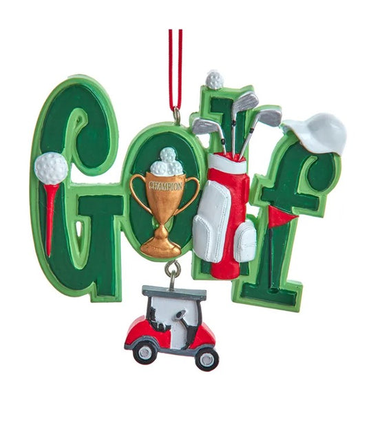 Golf Champion Ornament