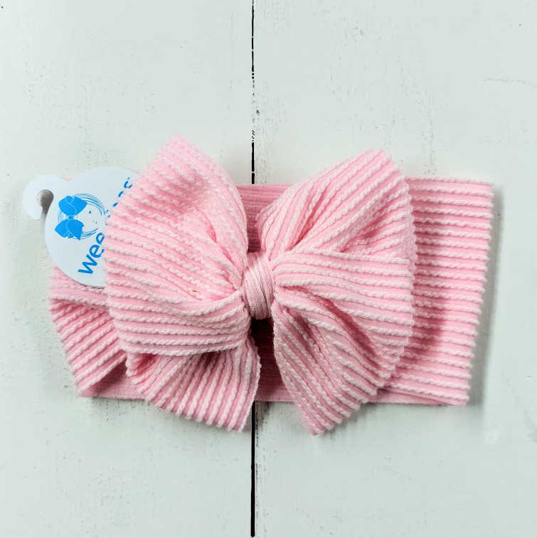 Messy Bow Textured Headwrap