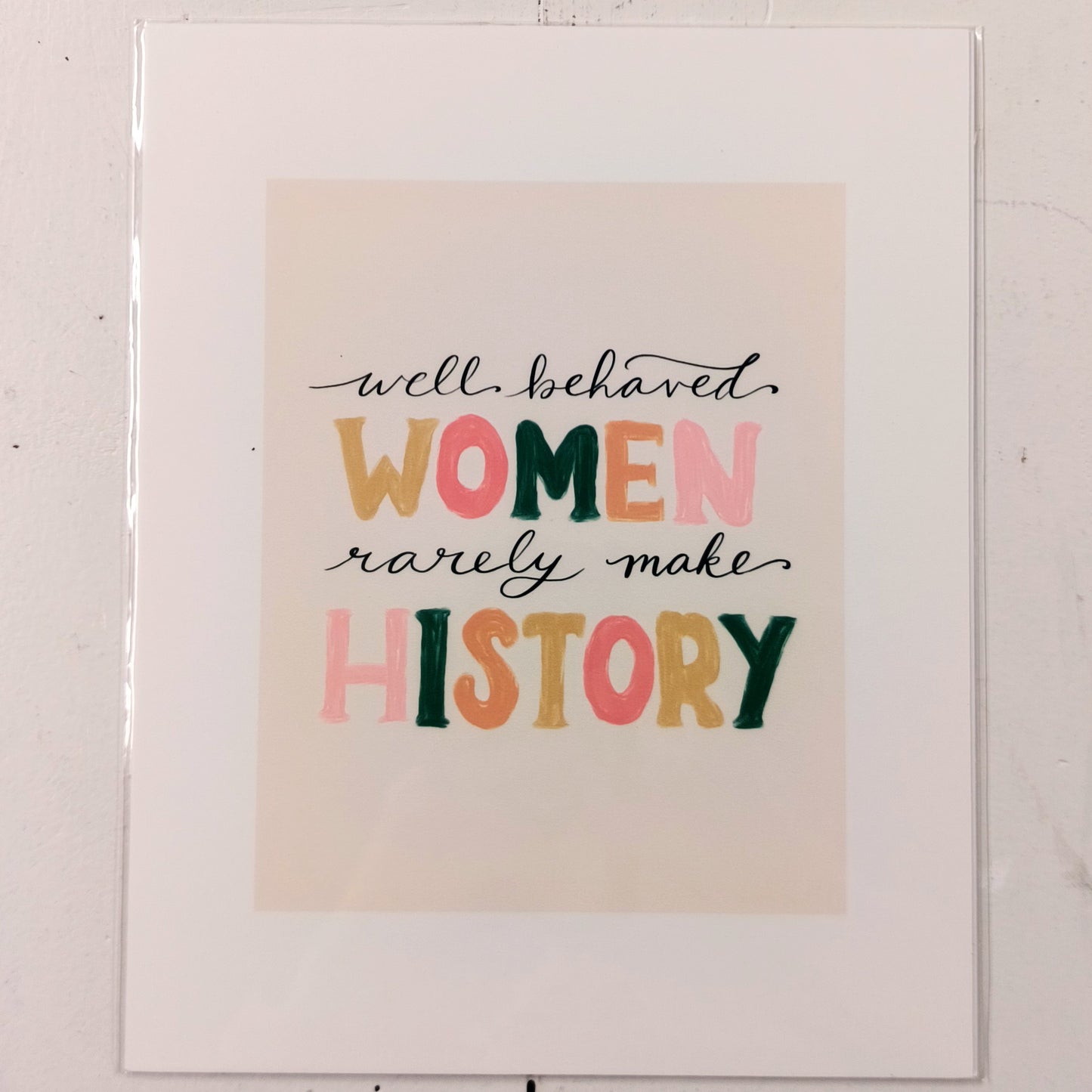 8 x 10" Cardstock Print