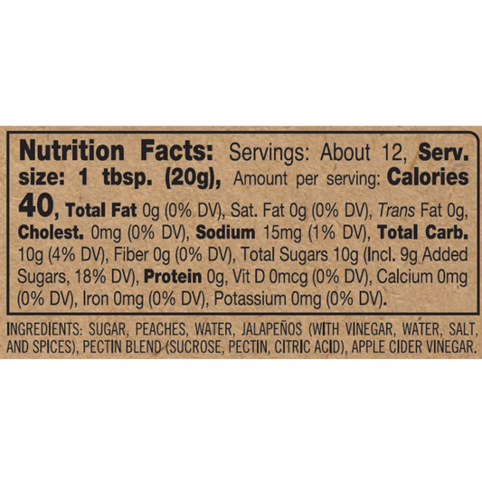 Jalapeno Peach Preserves 9oz