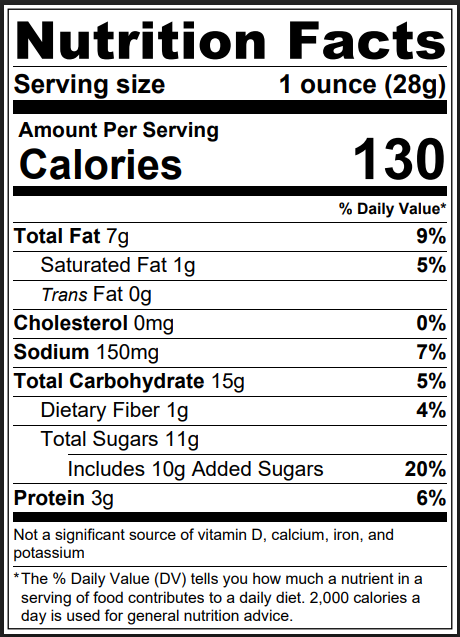 Salted Caramel Cashews - 3oz