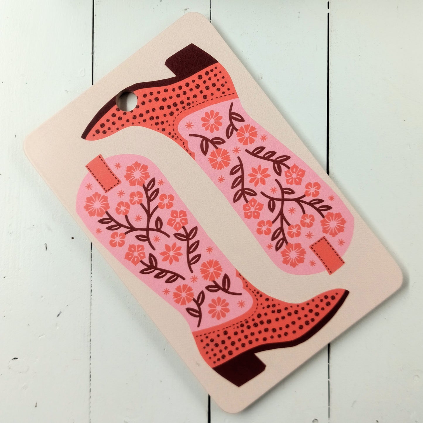 Serving Board w/ Colorful Design