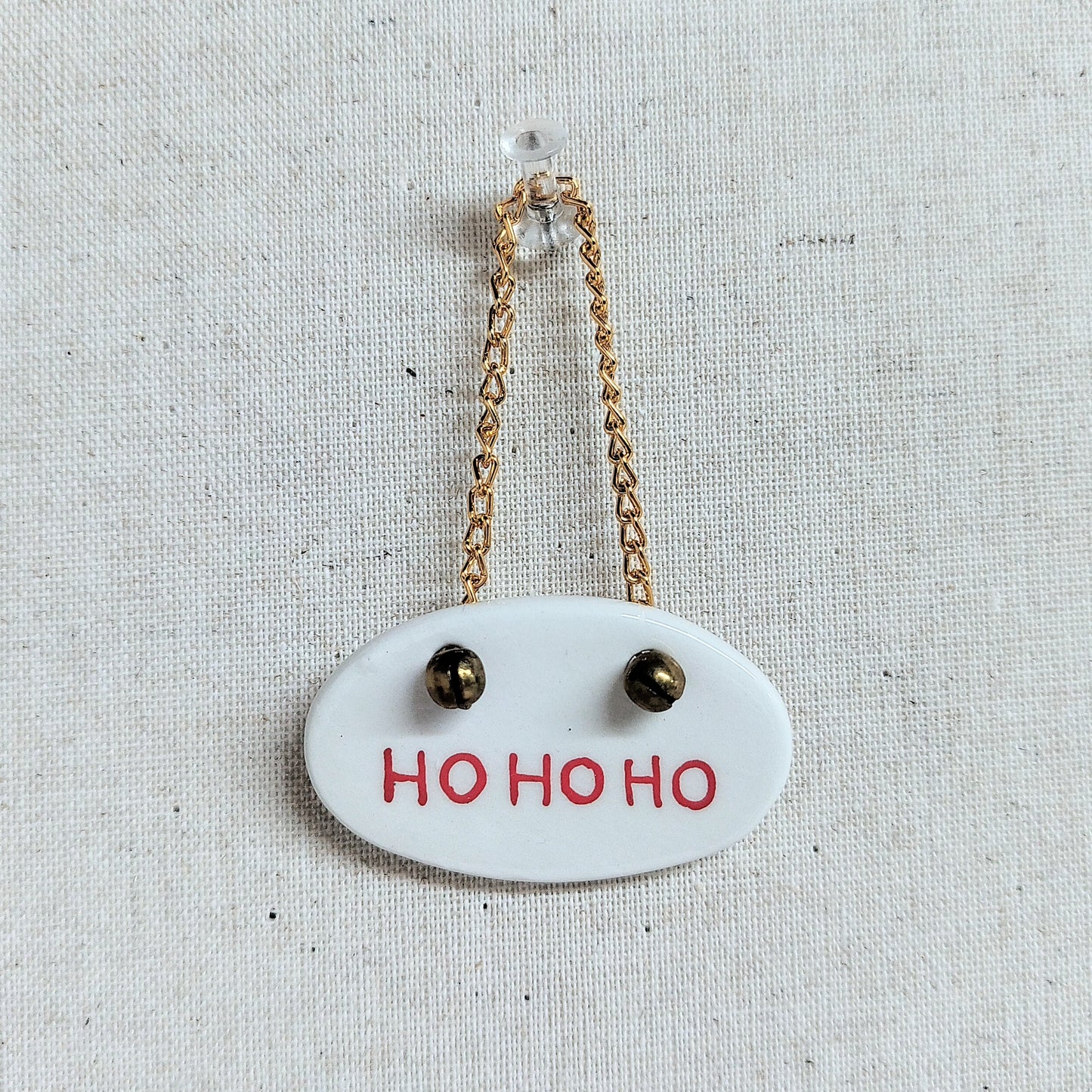 Ceramic Christmas Word Ornament