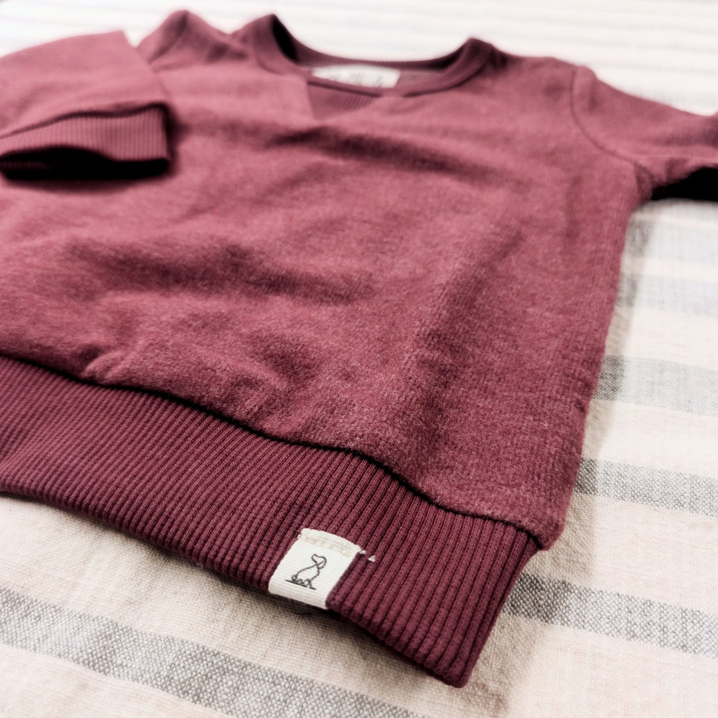 Cozy Sweatshirt - Burgundy