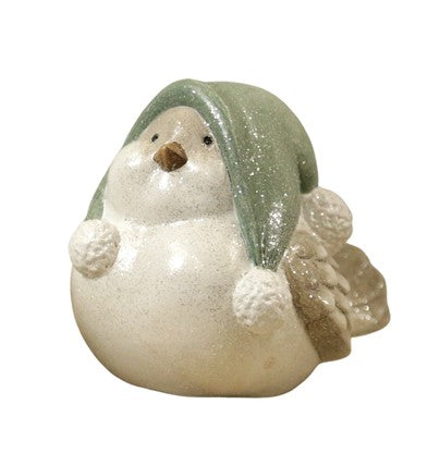 Glittered Winter Bird
