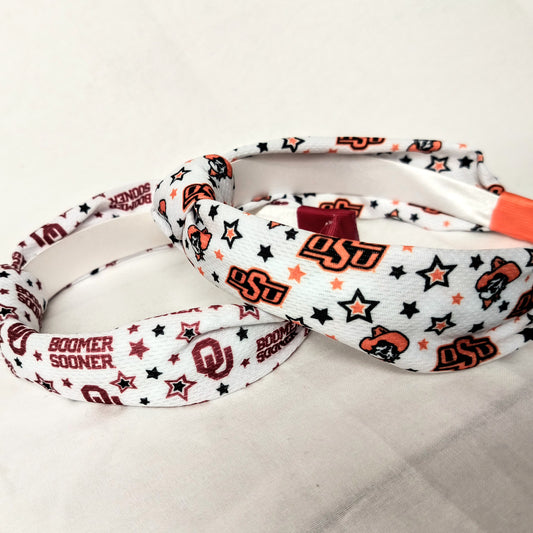 OU or OSU Knotted Headband