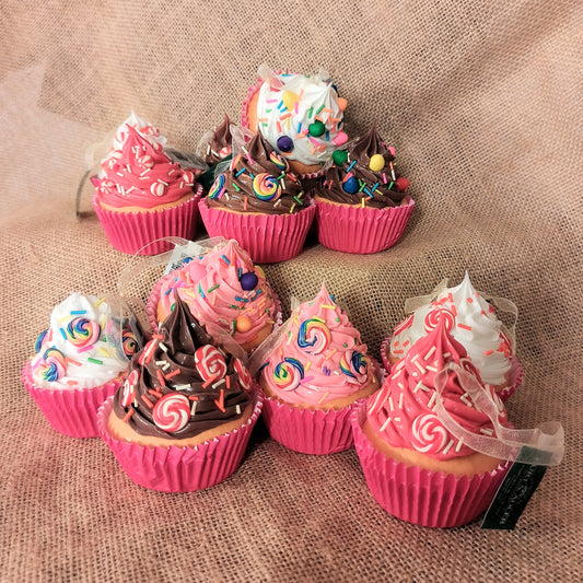 Cupcake Ornament - 12 Styles