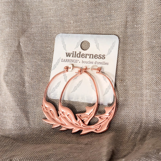 Alloy/Brass Hoop Earrings