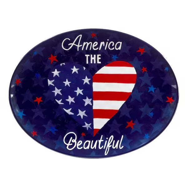 Stars & Stripes Oval Platter