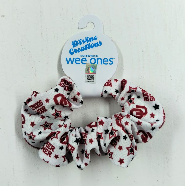 Star Pattern OU or OSU Scrunchie