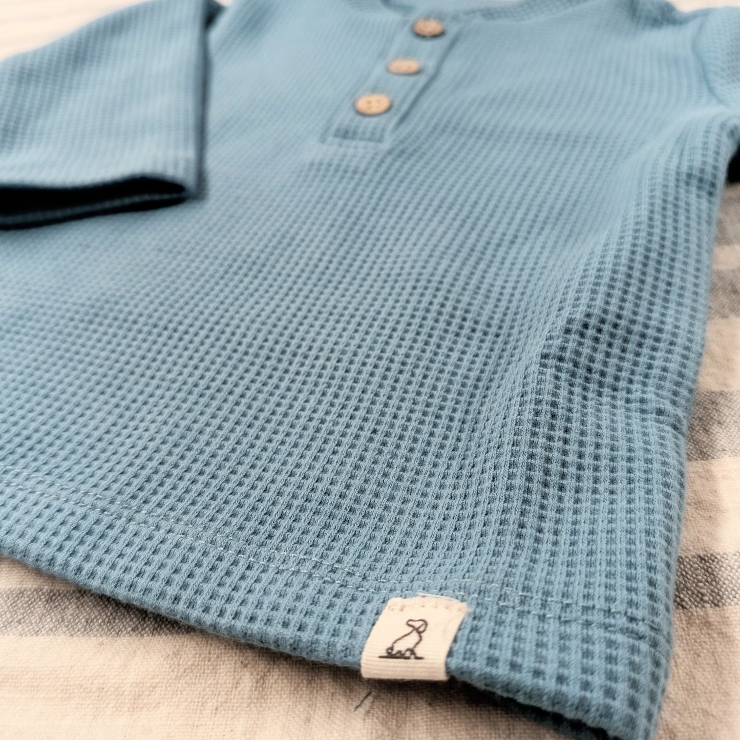 Waffle Shirt - Blue