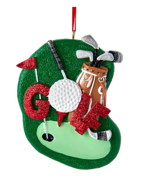 Golf Ornament for Personalization