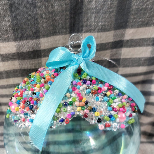 Glass Bubblegum Ball Ornament
