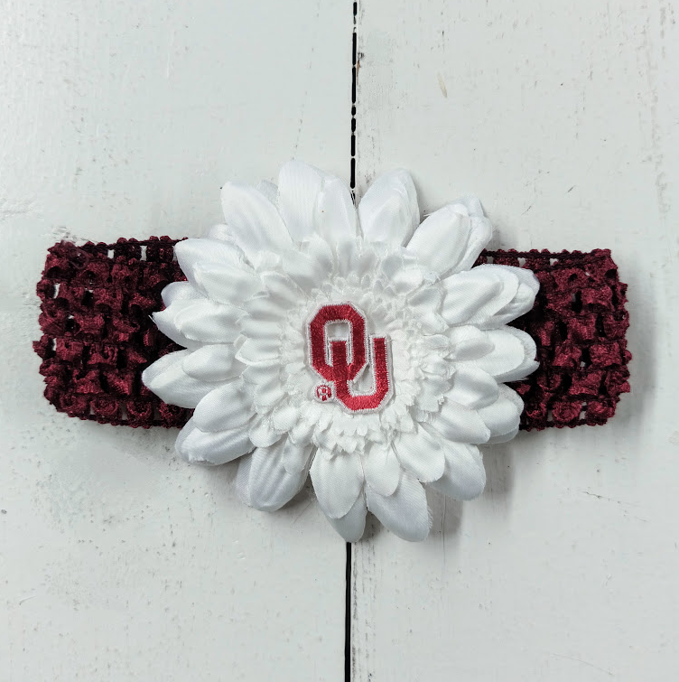 Daisy OU or OSU Headband w/ Gift Box