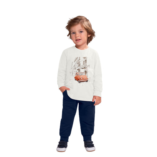 Boys Retro Car Tee Top