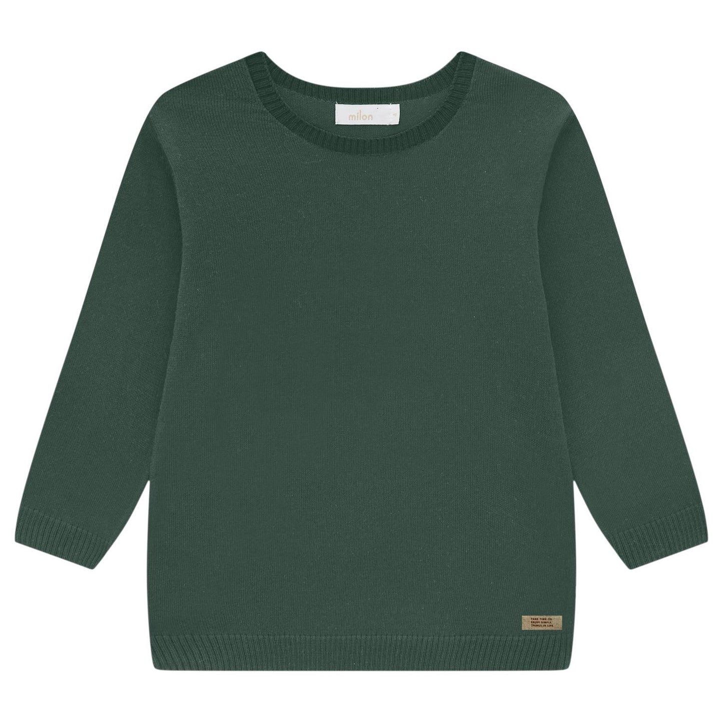 Boys Green Knitted Sweater