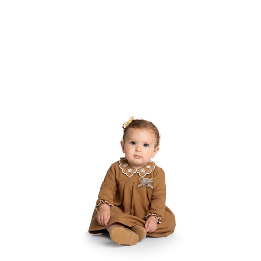 Baby Girls Collared Dress w/ Underwear