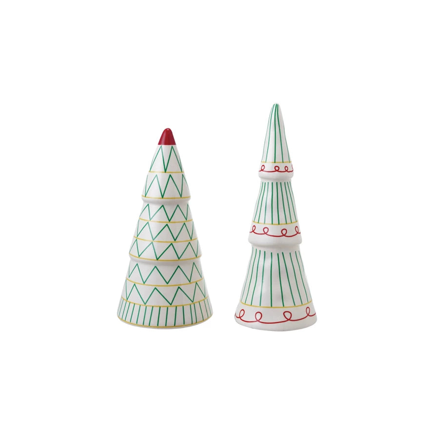 Ceramic Tree w/ Pattern, 2 Styles