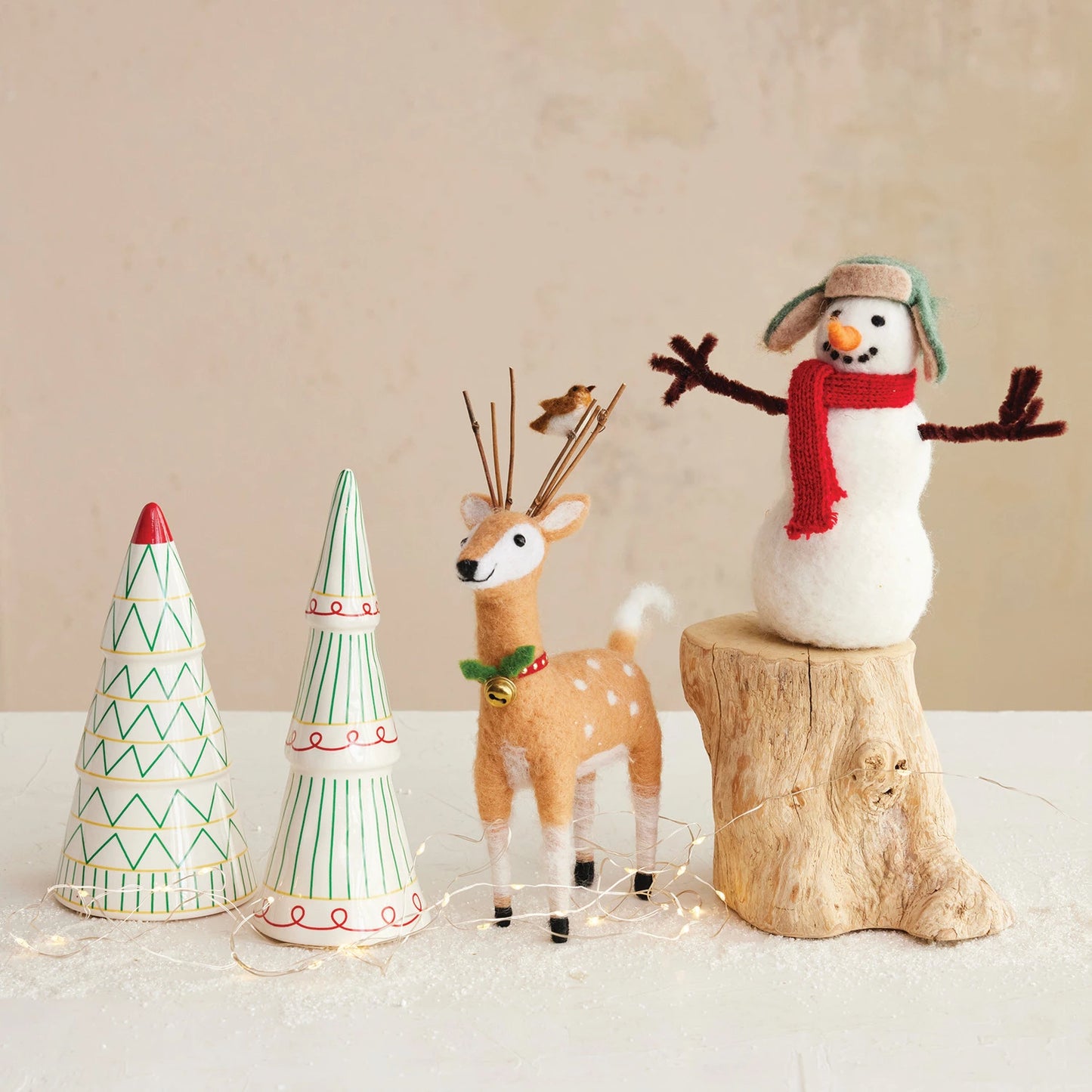 Ceramic Tree w/ Pattern, 2 Styles