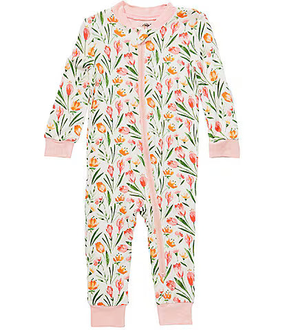 Tulip Long Sleeve Bamboo Zip Pajamas