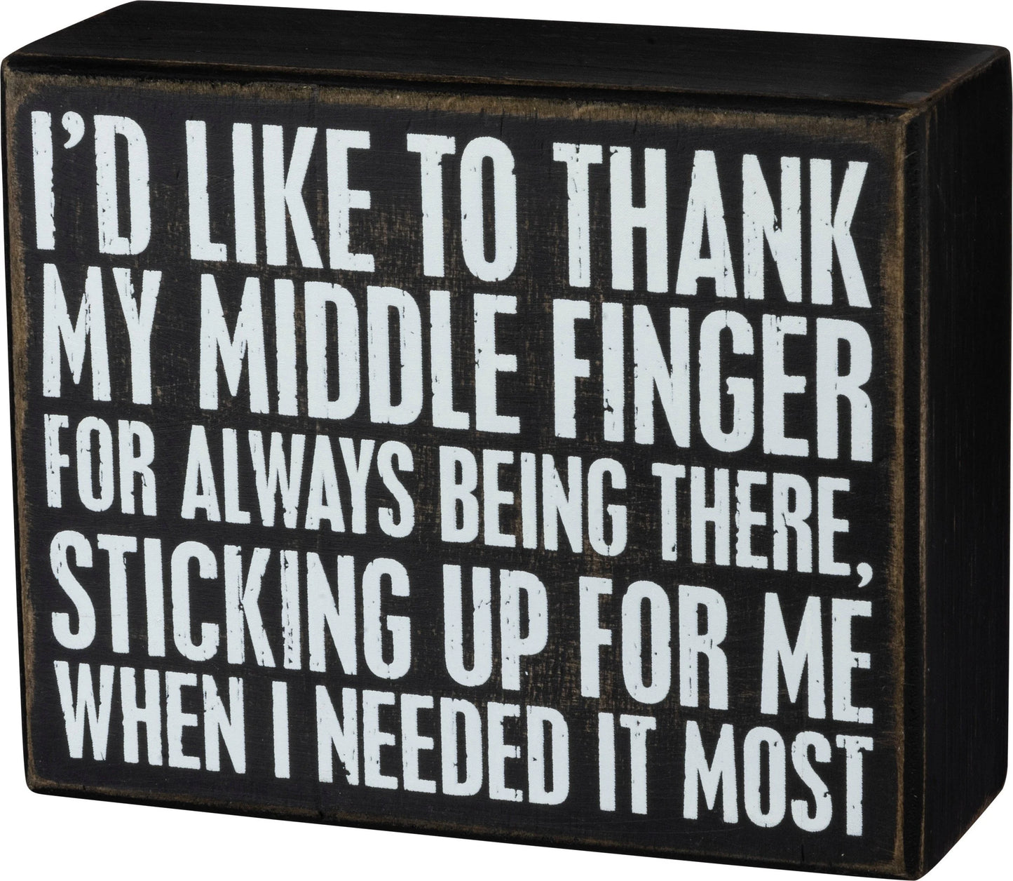 Box Sign - I'd Like to Thank