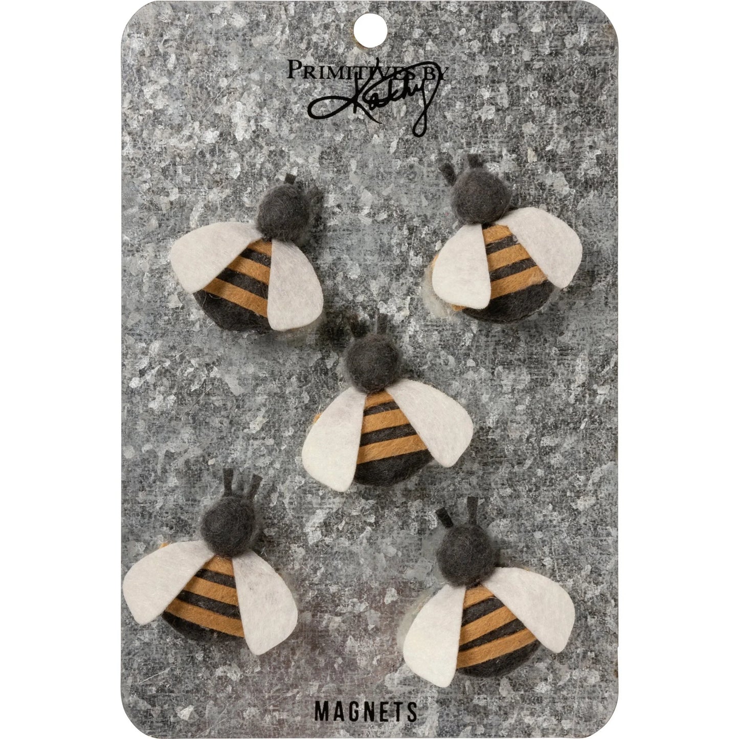 Felt Bees Magnet Set