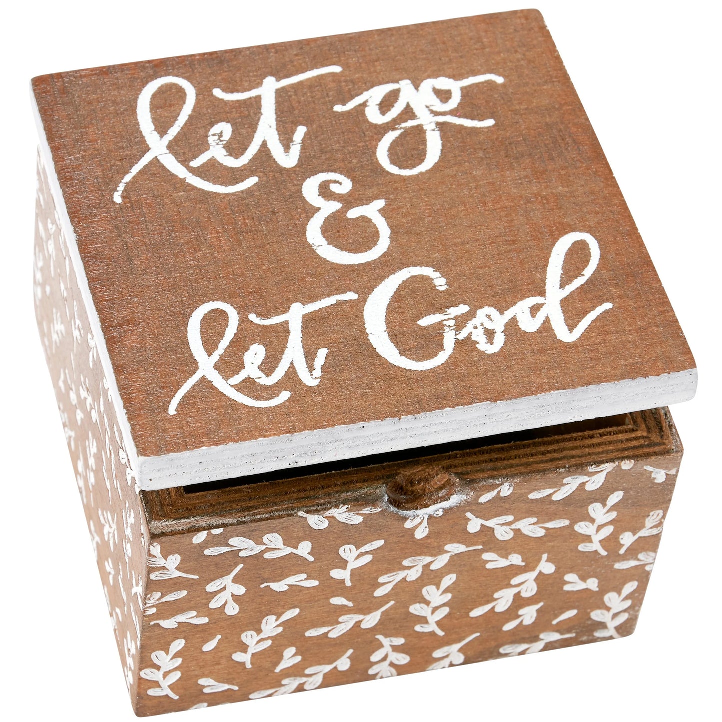 Let Go & Let God Hinged Box