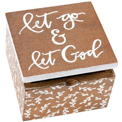 Let Go & Let God Hinged Box