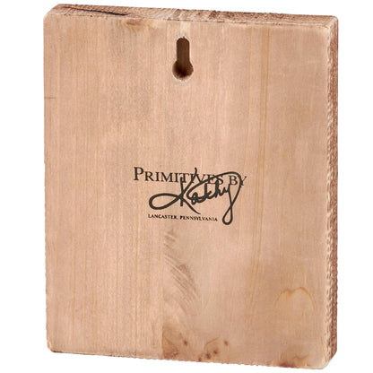 Snuggling Buddy Block Sign