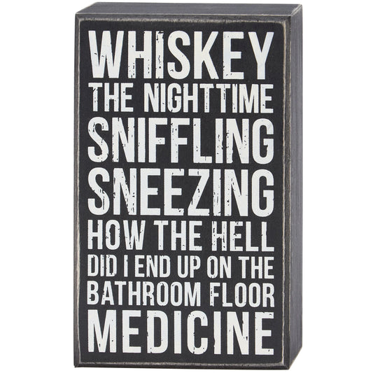 Box Sign - Bathroom Floor Medicine