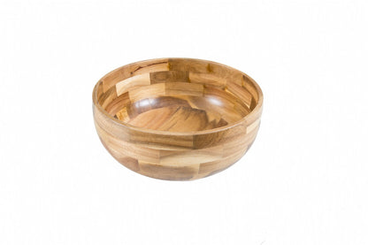 Acacia 12" Large Round Salad Bowl