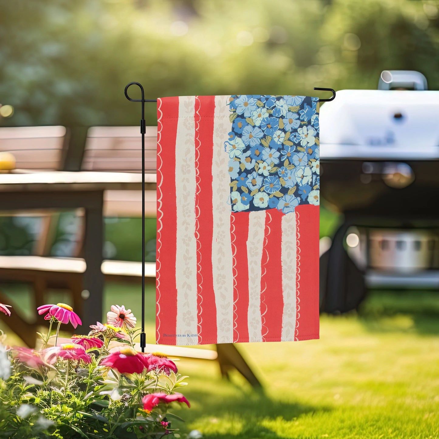 Floral Flag Garden Flag