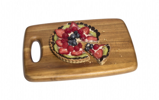 Acacia Cutting Board with Cut Out Handle, Medium