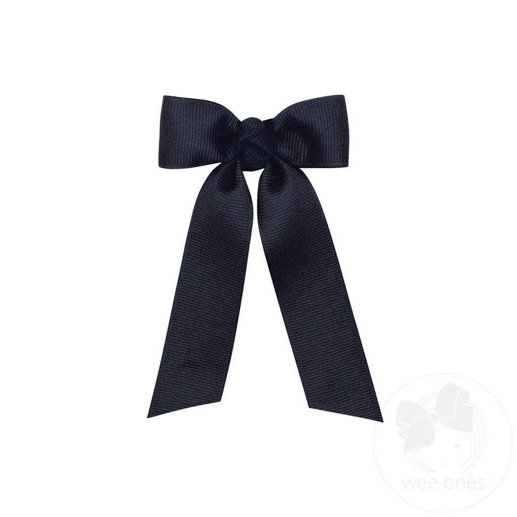 King Grosgrain Bowtie with Knot Wrap and Streamer Tails