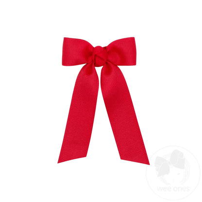 King Grosgrain Bowtie with Knot Wrap and Streamer Tails