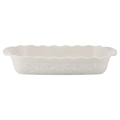 Mason Cash In the Meadow Lg Rectangle Baker Cream