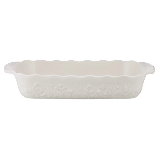 Mason Cash In the Meadow Lg Rectangle Baker Cream