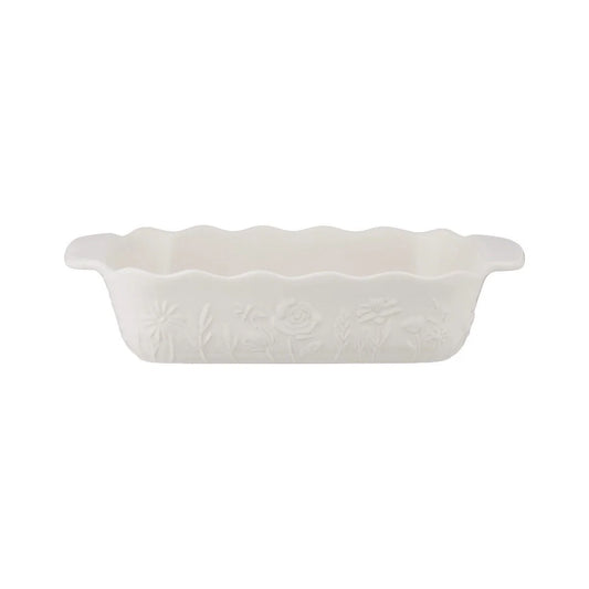 Mason Cash In the Meadow Med Rectangle Baker Cream