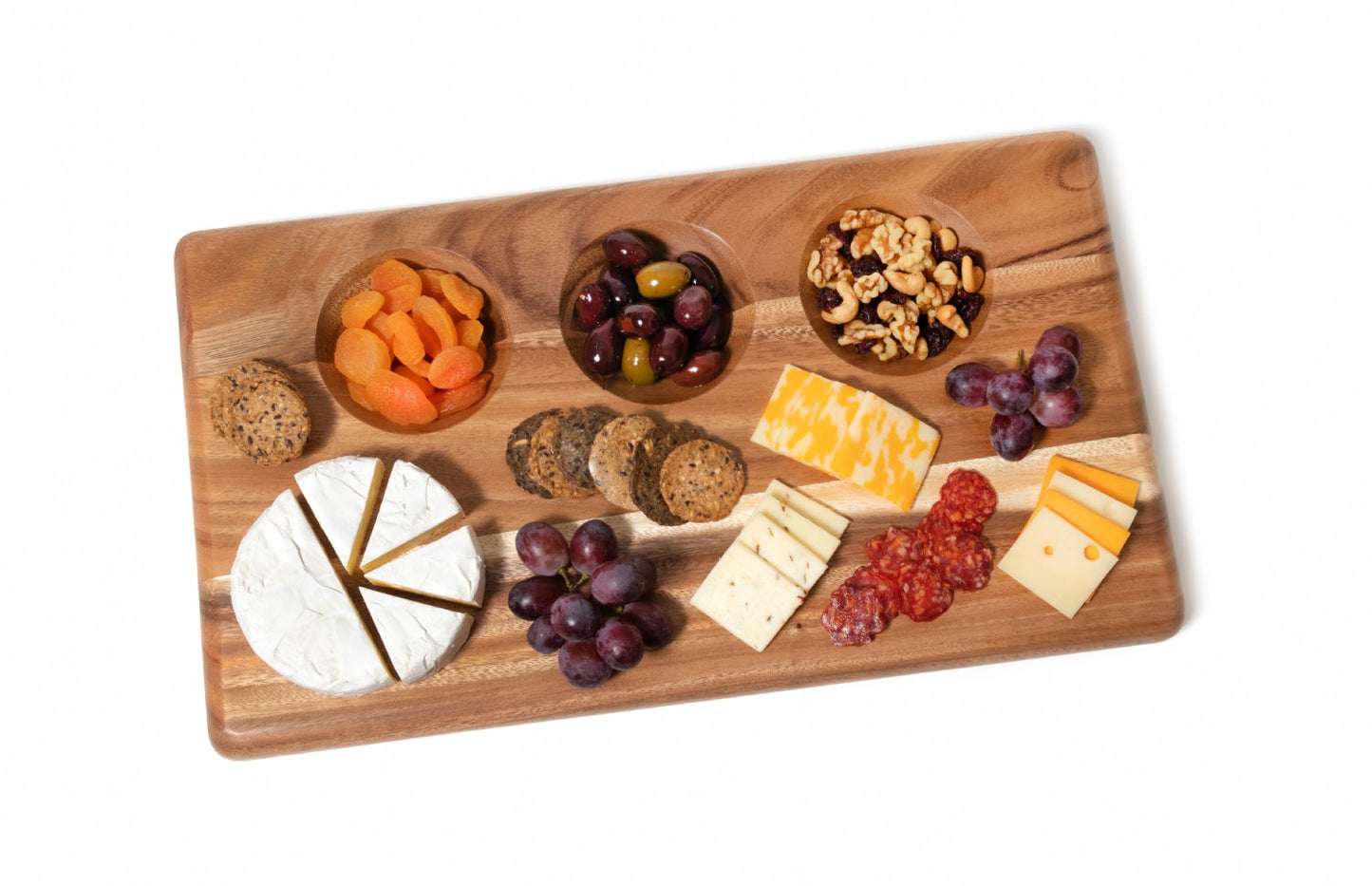 Acacia 3 Dip Serve Board