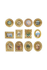 4" H Resin Picture Frame Magnet - Gold - 12 styles