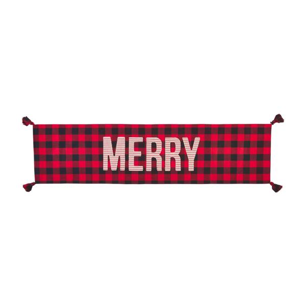 Merry & Buffalo Check Reversible Runner