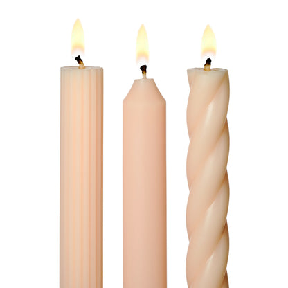 Assorted Candle Tapers Coconut Milk Mango