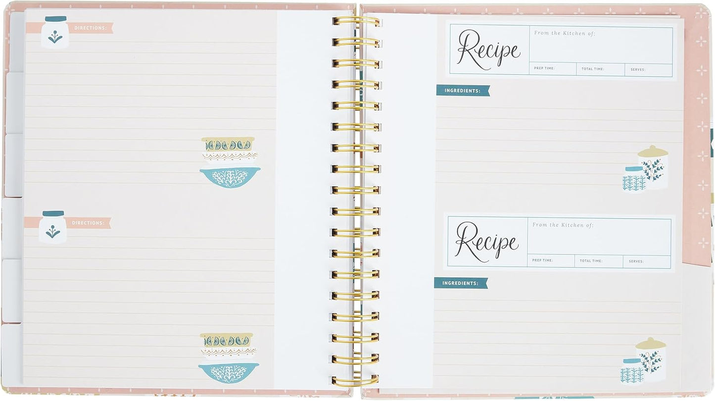 Kitchen Recipe Diary Vintage Bakeware