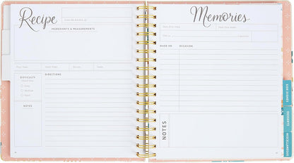 Kitchen Recipe Diary Vintage Bakeware