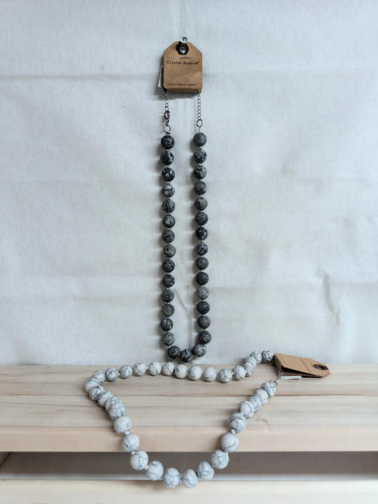 Natural Stone Bead Necklace