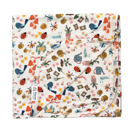 Garden Friends Luxury Bamboo Blanket