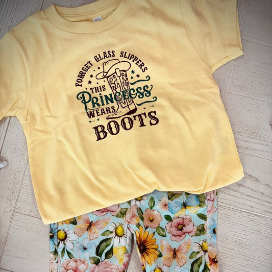 Forget Glass Slippers Boots Tee