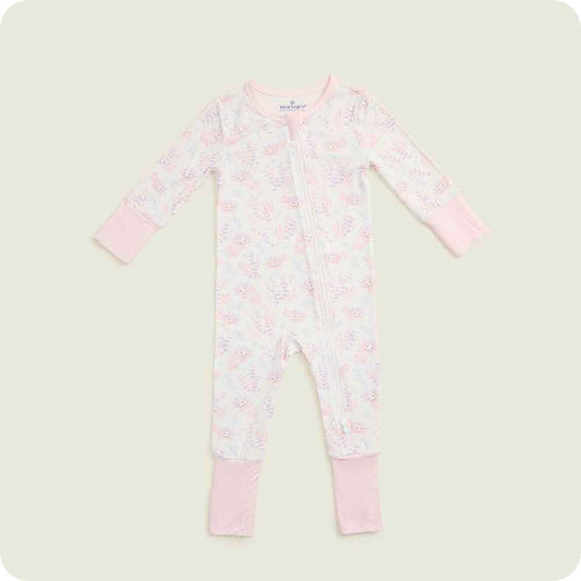 Pink Axolotl Warmies Footed Sleeper