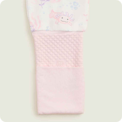 Pink Axolotl Warmies Footed Sleeper